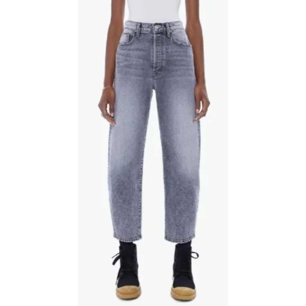 MOTHER The Curbside Ankle High Waisted Barrel Balloon Shadow Dancing Jeans